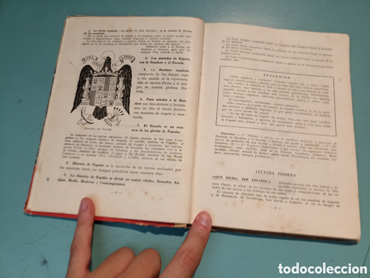 Libros de segunda mano: Historia de Espa&ntilde;a. Nihil Obstat. Zaragoza 1952 - Foto 5