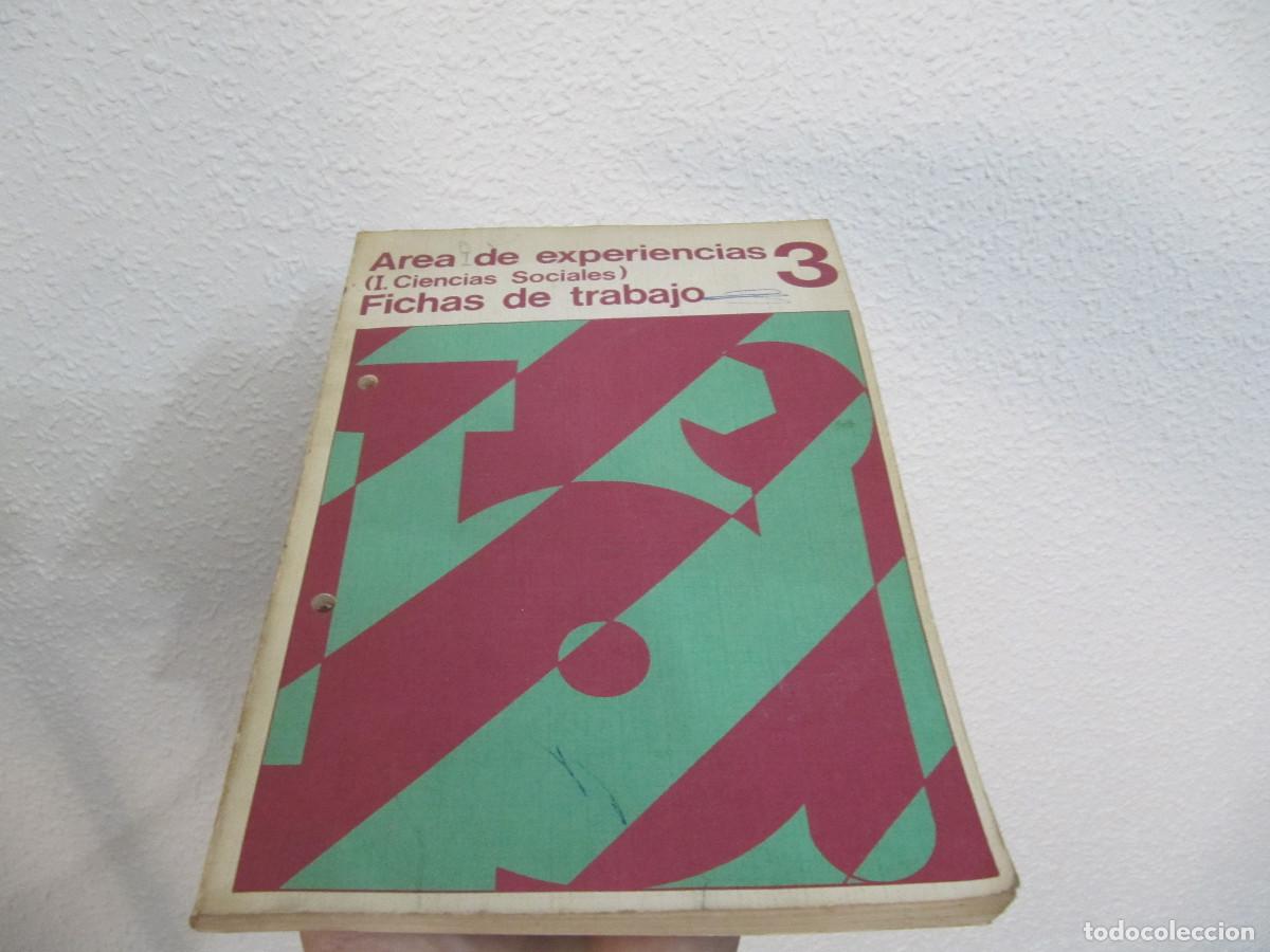 Libros de segunda mano: AREA DE EXPERIENCIAS (II CIENCIAS NATURALES). FICHAS DE TRABAJO 3. A&Ntilde;O 1975