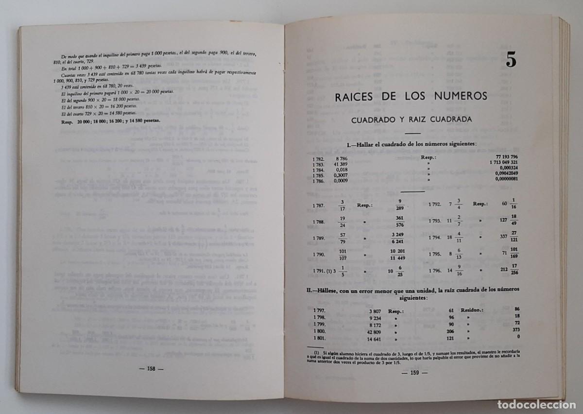 Libros de segunda mano: TRATADO DE ARITM&Eacute;TICA. TERCER GRADO. 2 TOMOS - Foto 7