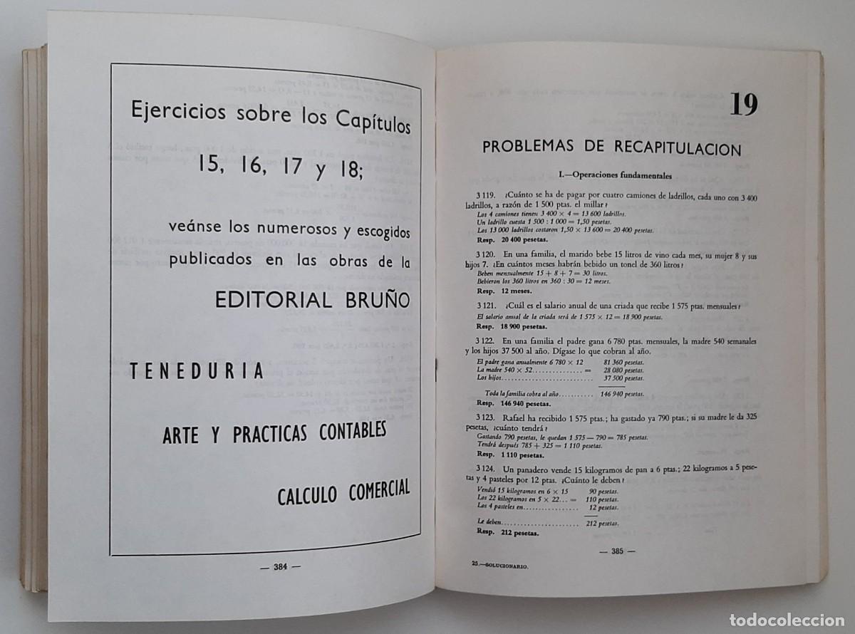 Libros de segunda mano: TRATADO DE ARITM&Eacute;TICA. TERCER GRADO. 2 TOMOS - Foto 8