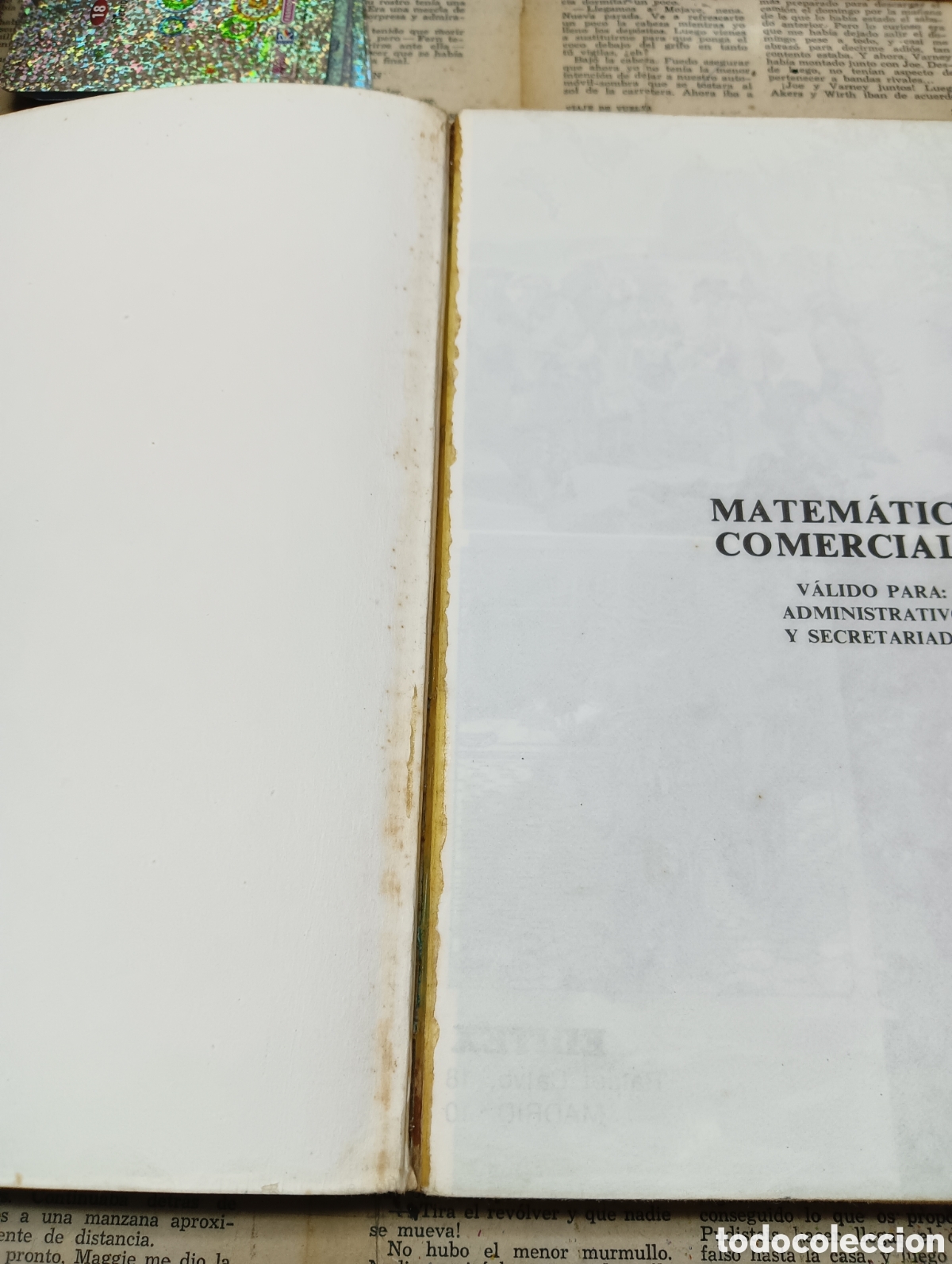 Libros de segunda mano: Matem&aacute;ticas comerciales. Segundo grado. Editex - Foto 2