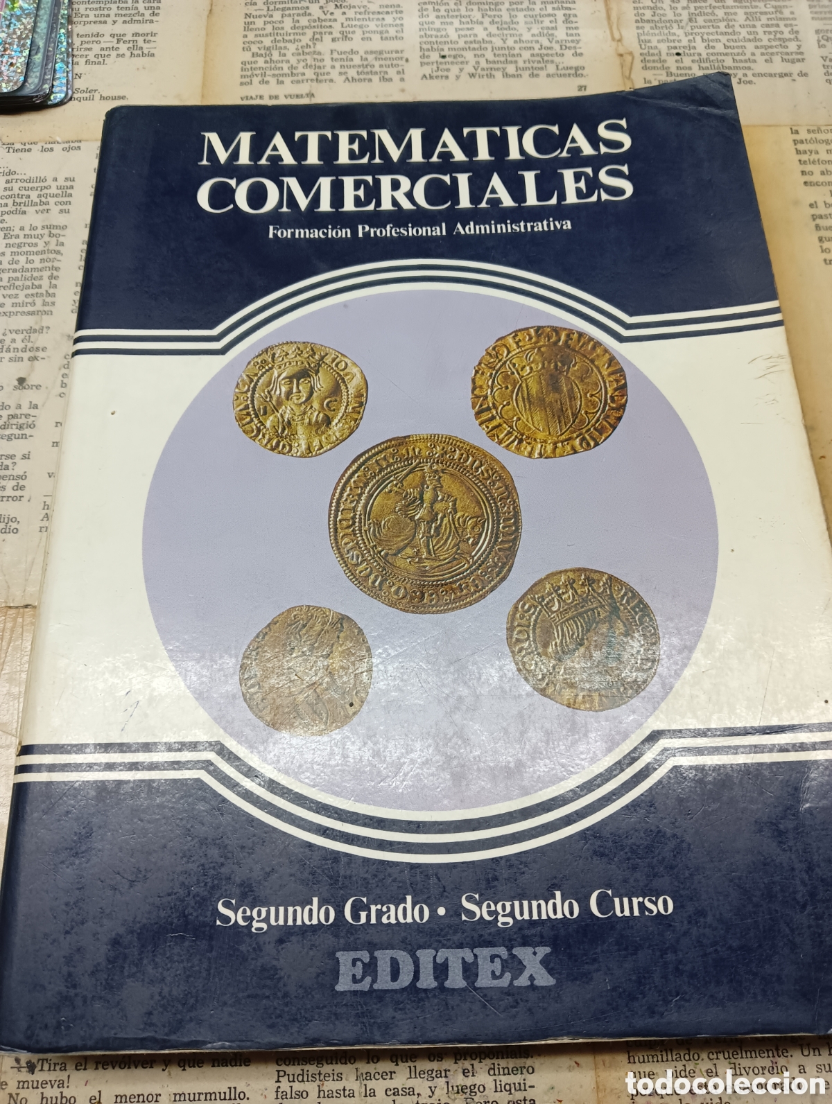 Libros de segunda mano: Matem&aacute;ticas comerciales. Segundo grado. Editex - Foto 1