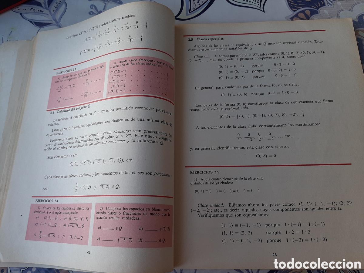 Libros de segunda mano: MATEM&Aacute;TICA 2 EDICIONES CO BO 1970 - Foto 7