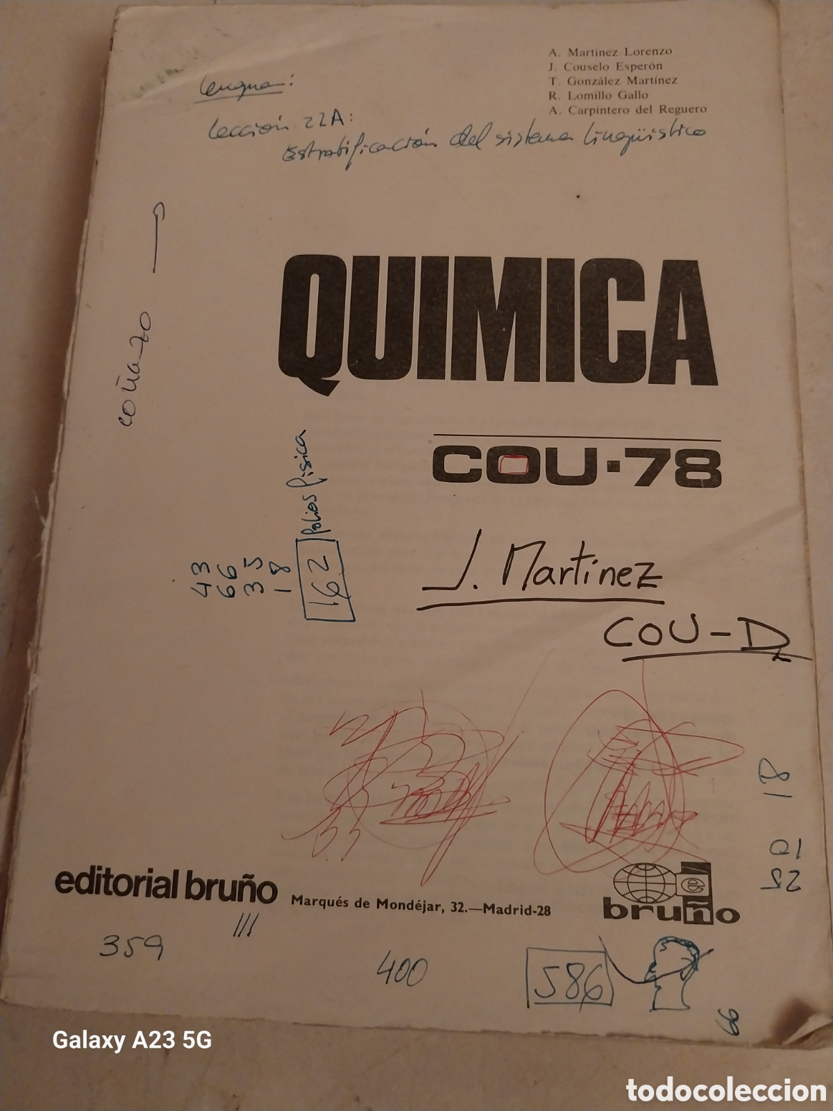 Libros de segunda mano: QUIMICA COU- 78. EDITORIAL BRU&Ntilde;O. - Foto 1