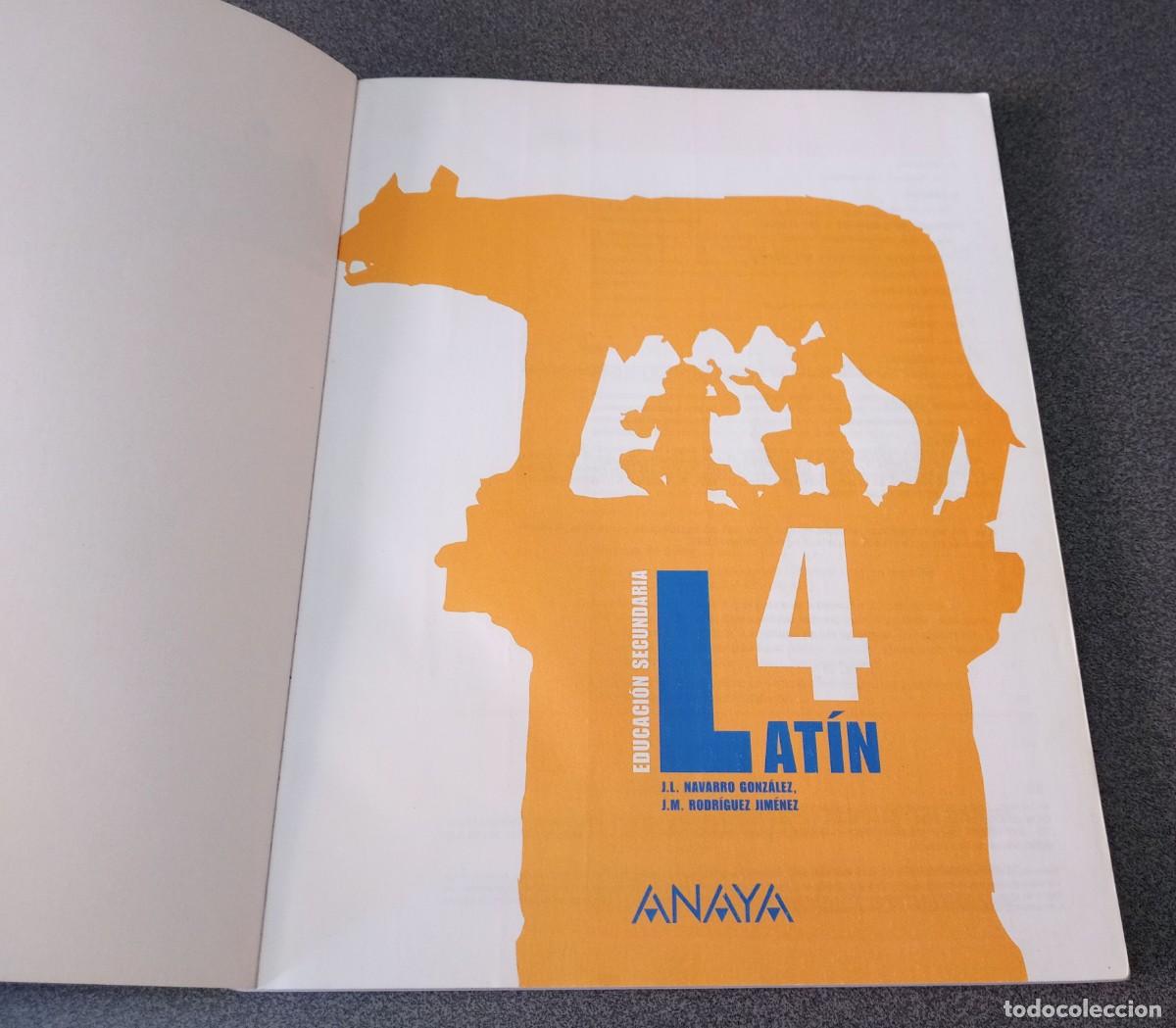 Libros de segunda mano: Lat&iacute;n 4 Educaci&oacute;n Secundaria Anaya - Foto 3