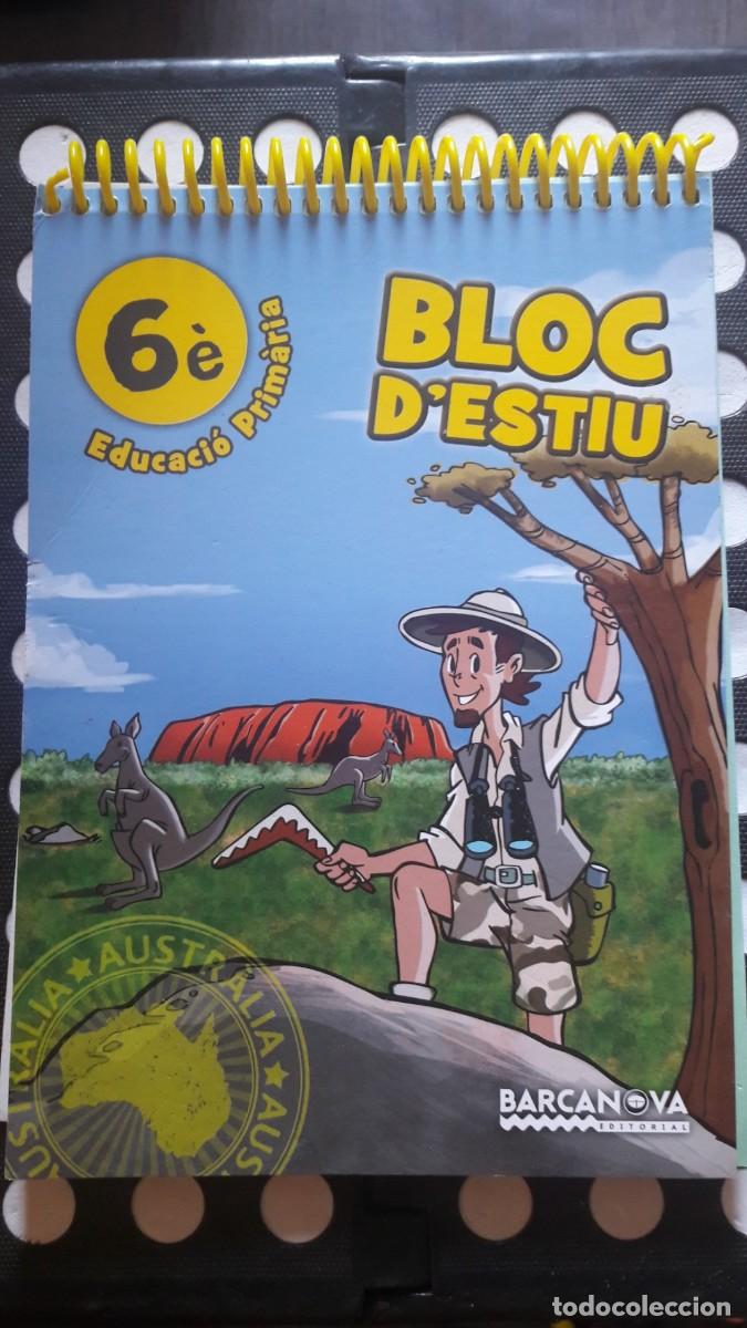 Libros de segunda mano: Bloc d&rsquo;Estiu. 6&eacute; Educaci&oacute; Prim&agrave;ria. Editorial Barcanova. 2020. - Foto 1