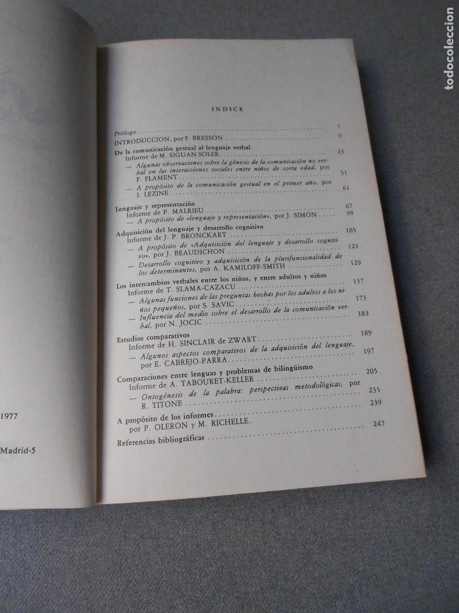 Libros de segunda mano: LA GENESIS DEL LENGUAJE - Foto 3