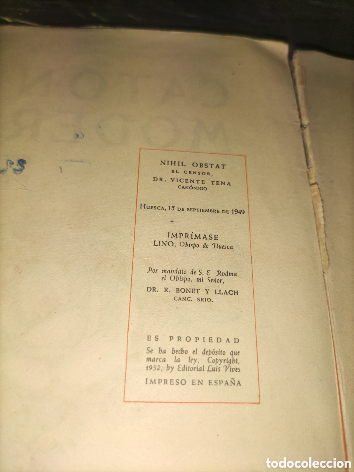 Libros de segunda mano: Cat&oacute;n Moderno. - Foto 3