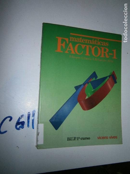Libros de segunda mano: ANTIGUO LIBRO DE TEXTO - MATEMATICAS 1&ordm; BUP - CG11 - Foto 1