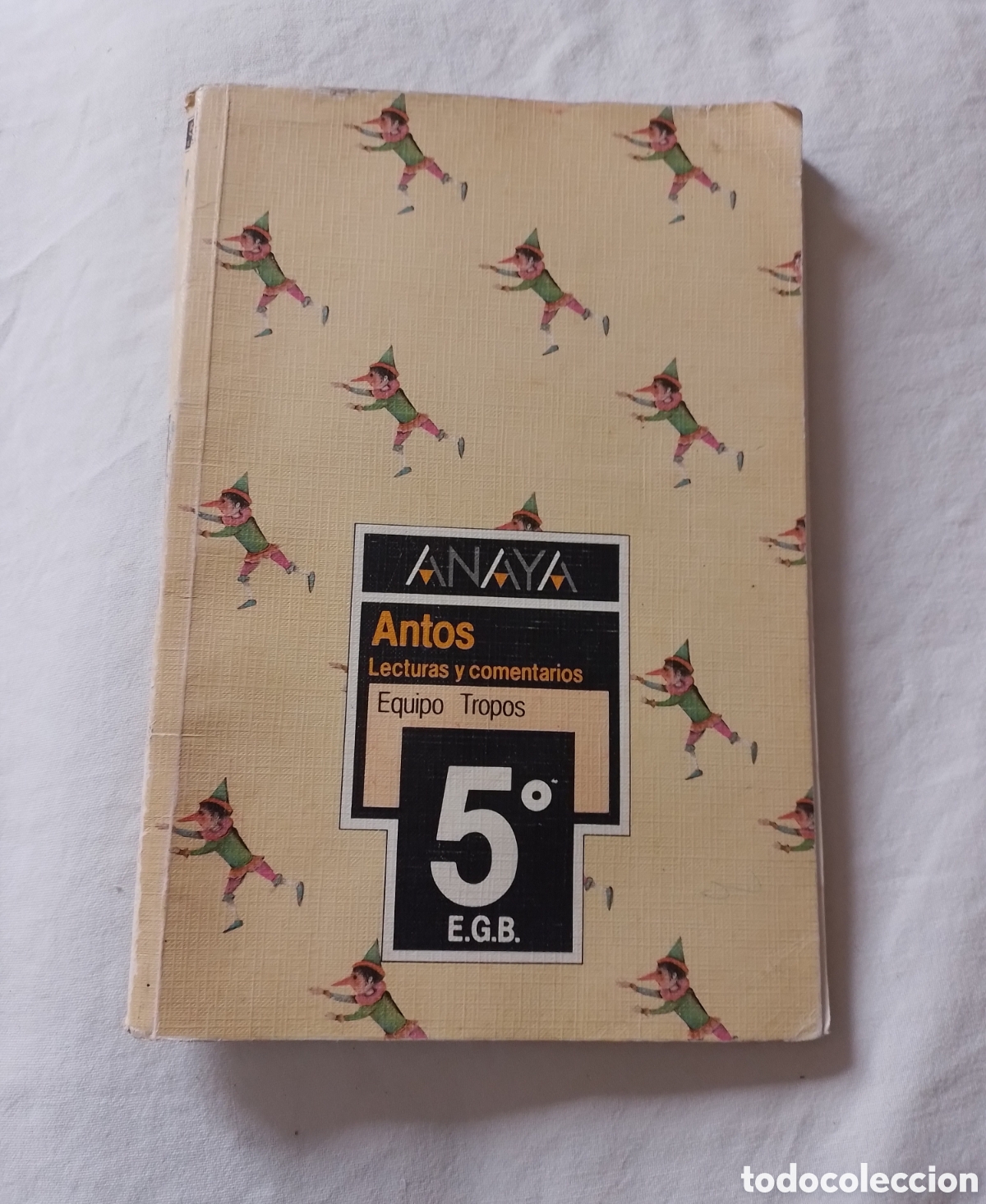 Libros de segunda mano: Libro de texto Anaya. 5 egb. Textos - Foto 1