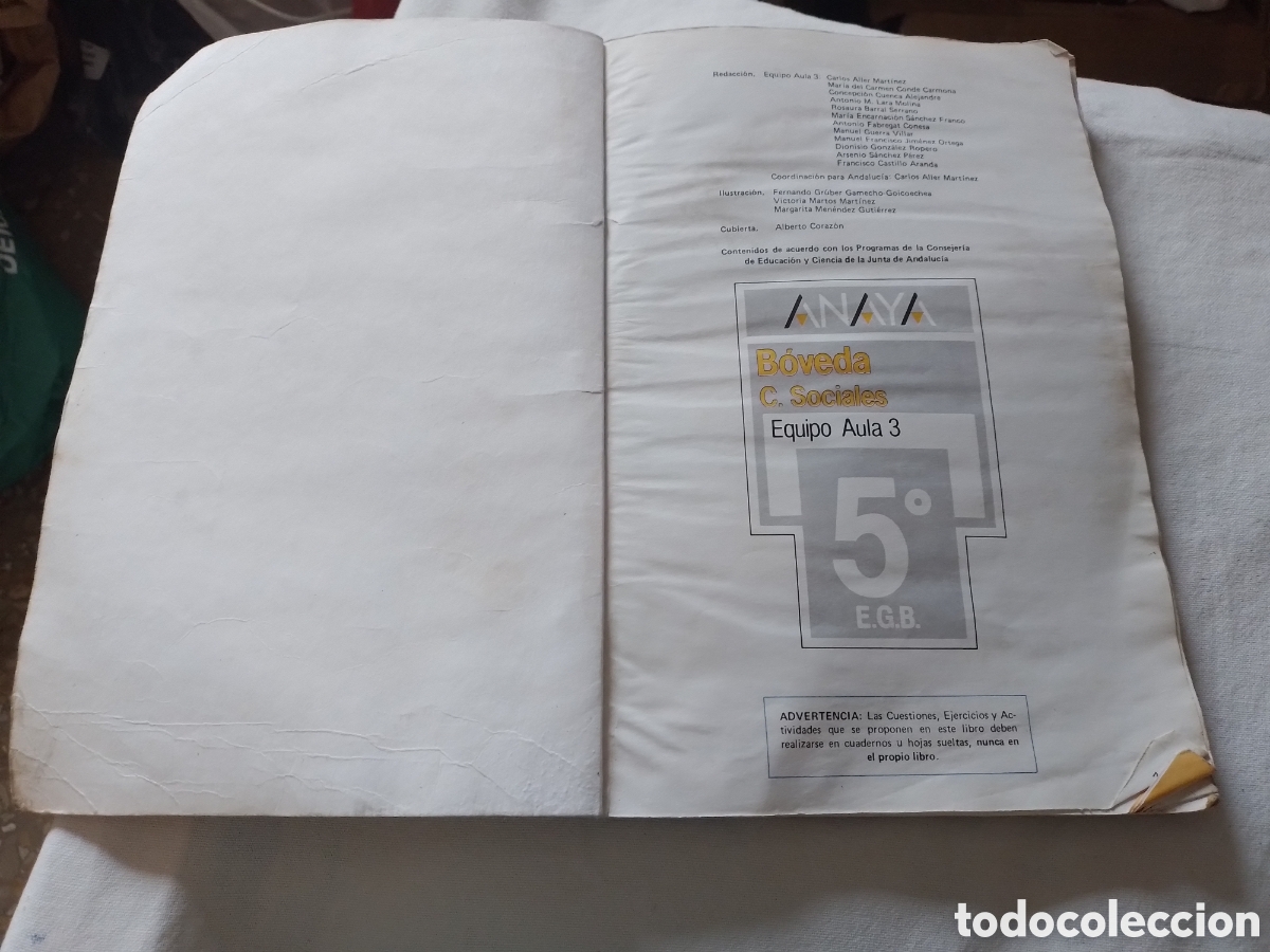 Libros de segunda mano: Libro de texto 5 egb anaya - Foto 4
