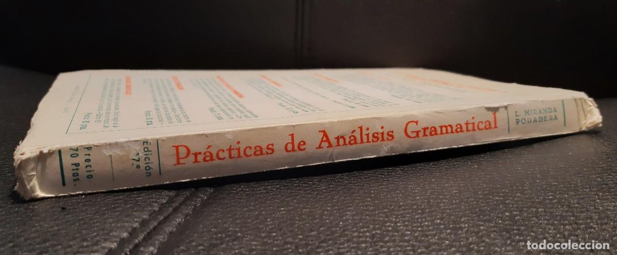 Libros de segunda mano: PRACTICAS DE ANALISIS GRAMATICAL PARA OPOSICIONES - LIBRO - 17A EDICION- 1969 -LUIS MIRANDA PODADERA - Foto 3