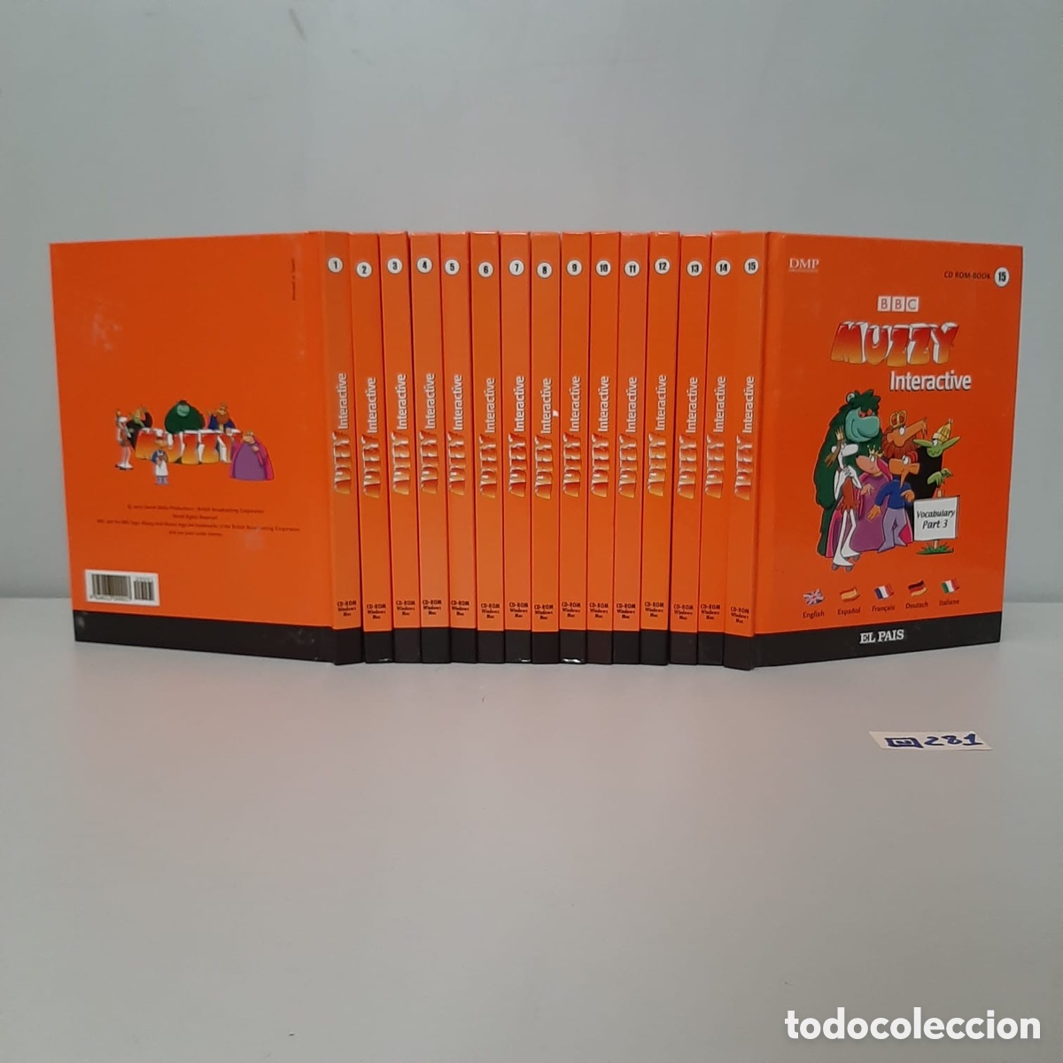 Libros de segunda mano: CURSO DE INGLES MUZZY , CD ROM LIBROS - Foto 1