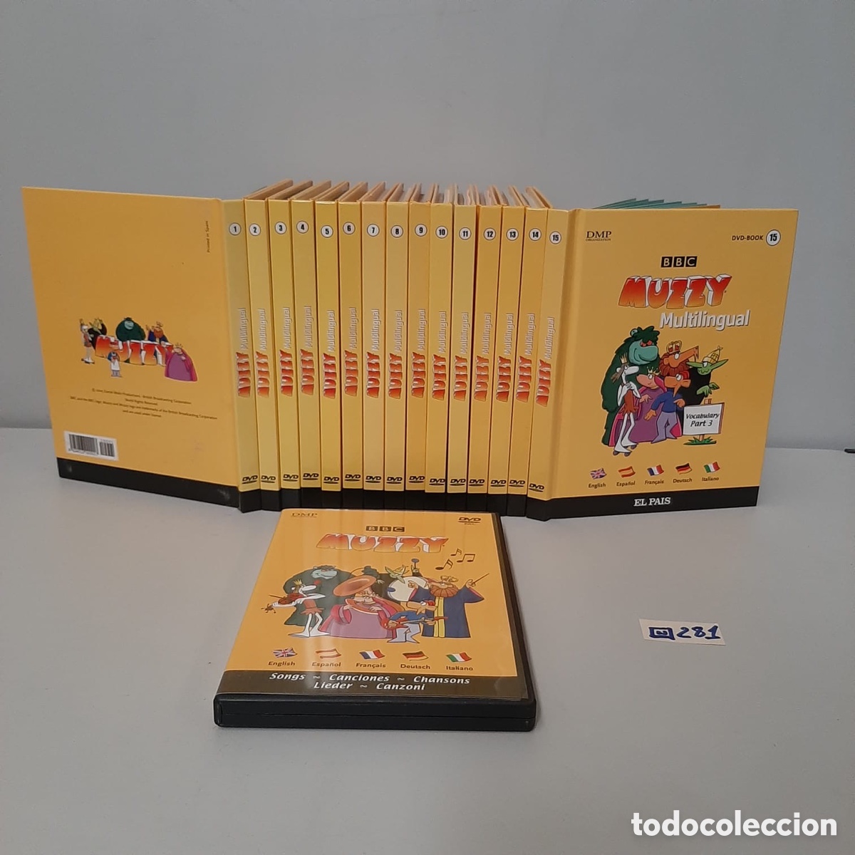 Libros de segunda mano: CURSO DE INGLES MUZZY , CD ROM LIBROS + DVD DE CANCIONES - Foto 1