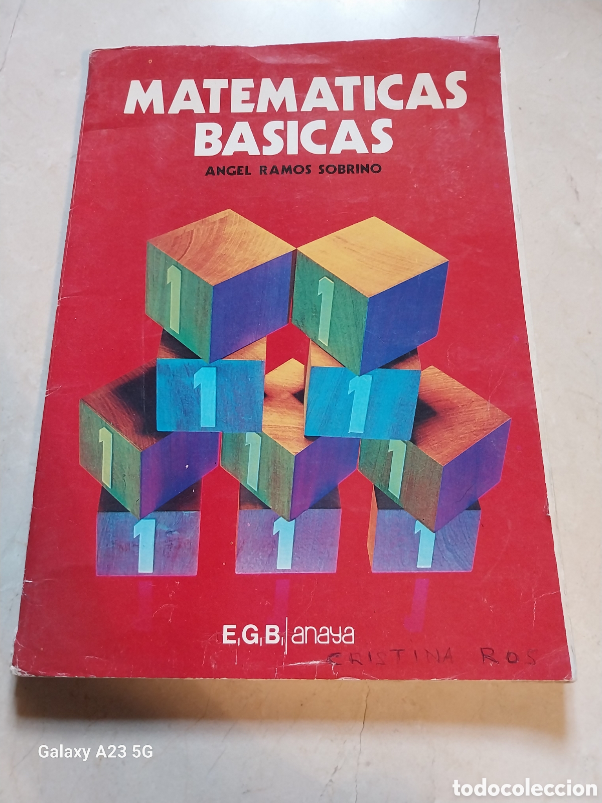 Libros de segunda mano: MATEM&Aacute;TICAS BASICAS. ANGEL RAMOS SOBRINO . EGB ANAYA - Foto 1