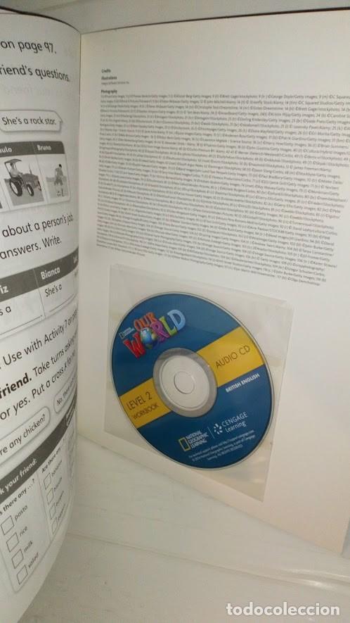 Libros de segunda mano: National Geographic Our World - Level 2 Workbook with Audio CD - 2014 - Foto 6