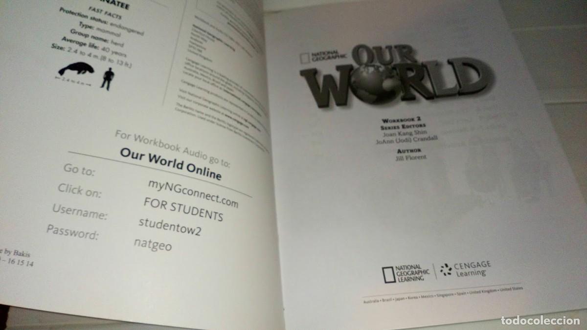 Libros de segunda mano: National Geographic Our World - Level 2 Workbook with Audio CD - 2014 - Foto 7