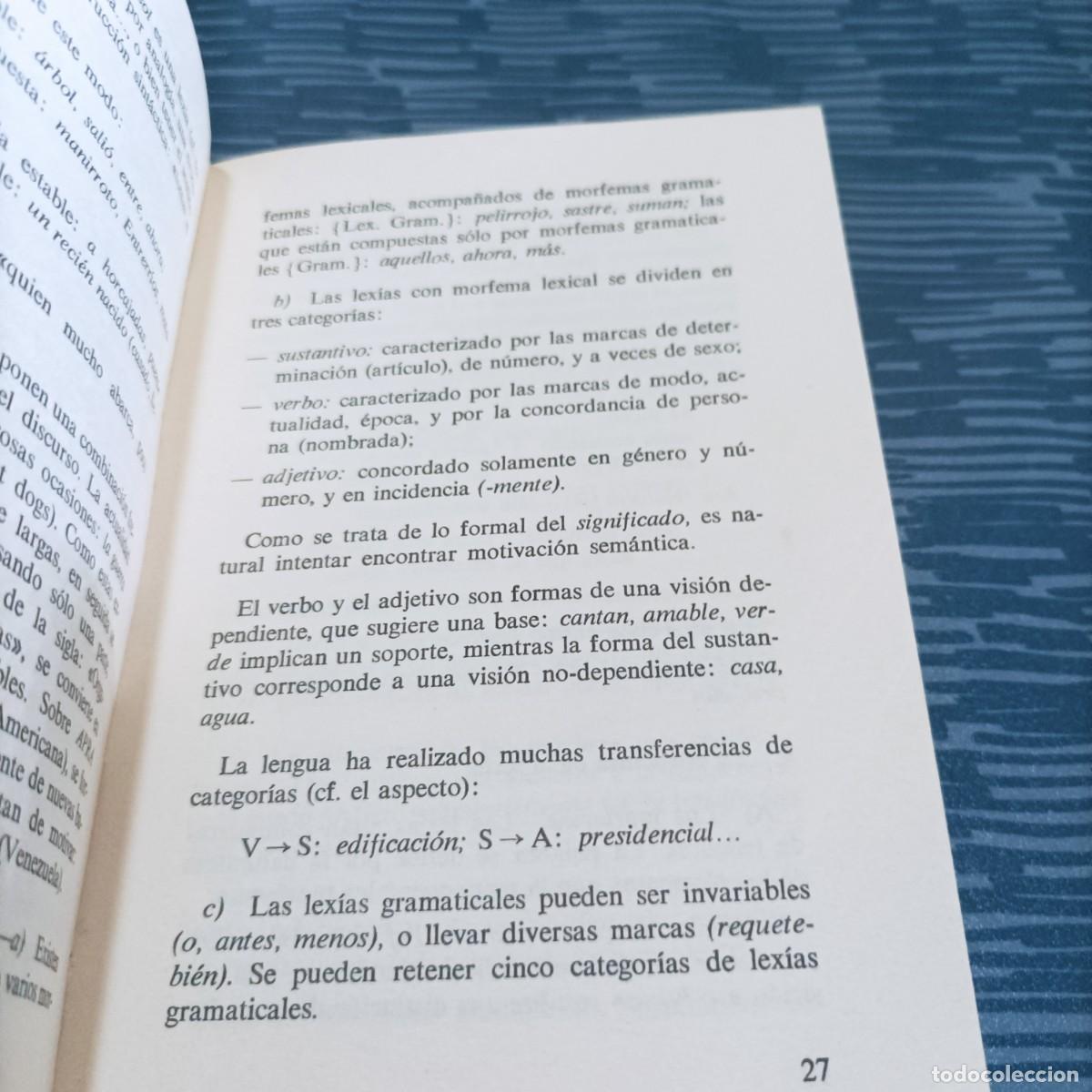 Libros de segunda mano: GRAM&Aacute;TICA DEL ESPA&Ntilde;OL,BERNARD POTTIER, EDICIONES ALCALA,1971,177 PAG. - Foto 3
