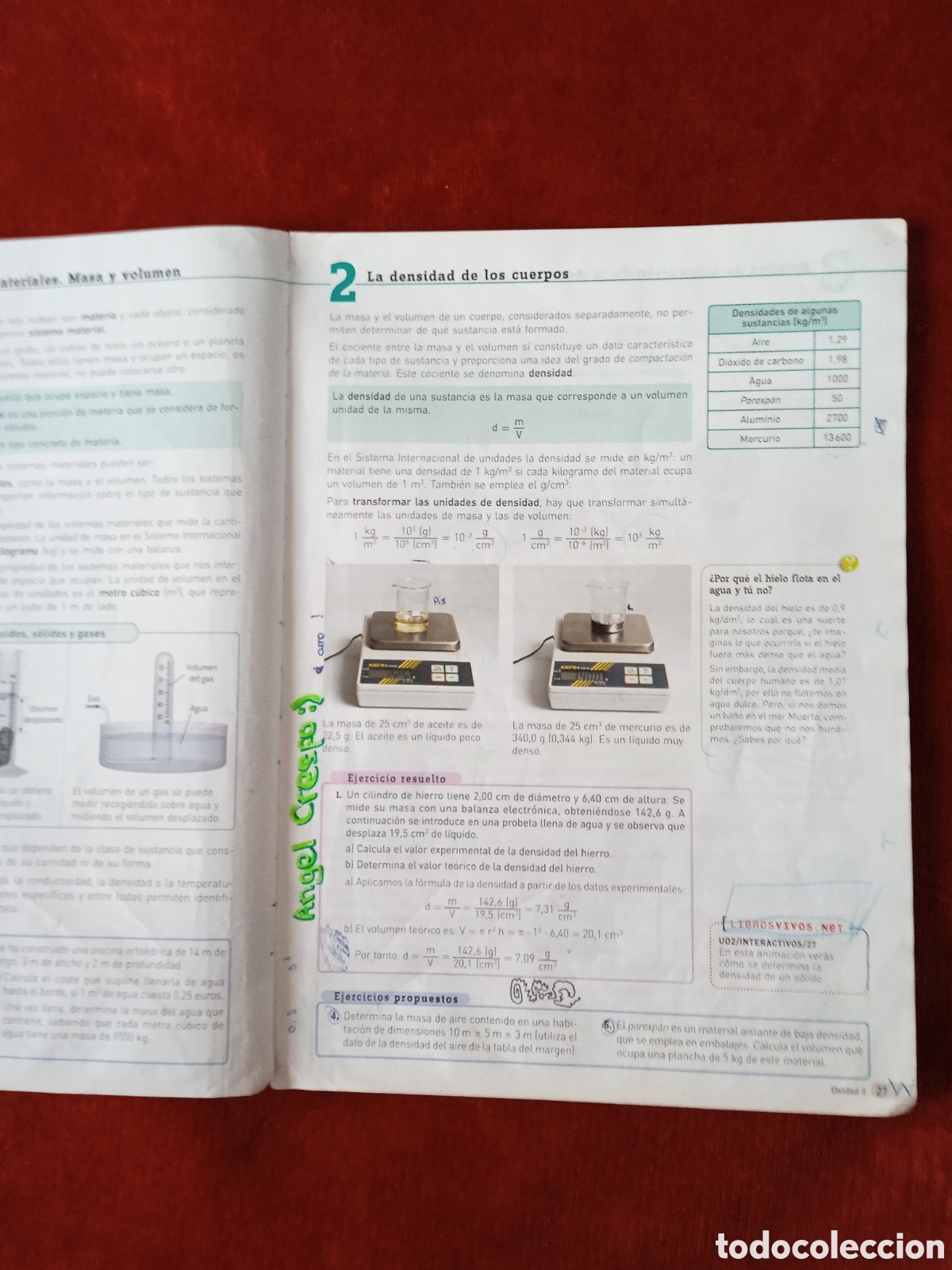 Libros de segunda mano: F&iacute;sica y qu&iacute;mica 3 Eso - Foto 3