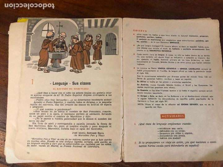 Libros de segunda mano: LIBRO DE TEXTO, ESPA&Ntilde;OL 1&ordm;, SM 1969 - Foto 4
