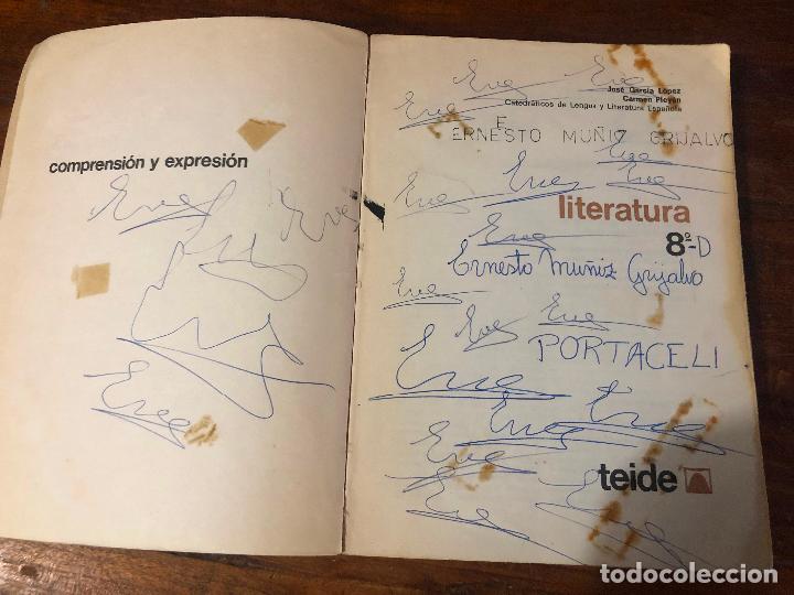 Libros de segunda mano: literatura comprension y expresion 8 EGB, TEIDE - Foto 4