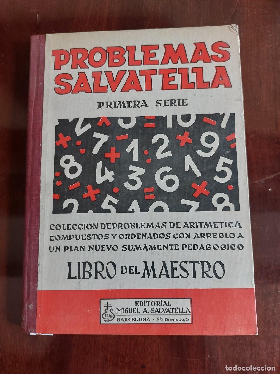 Libros de segunda mano: Problemas Salvatella - primera serie - libro del maestro - Foto 1