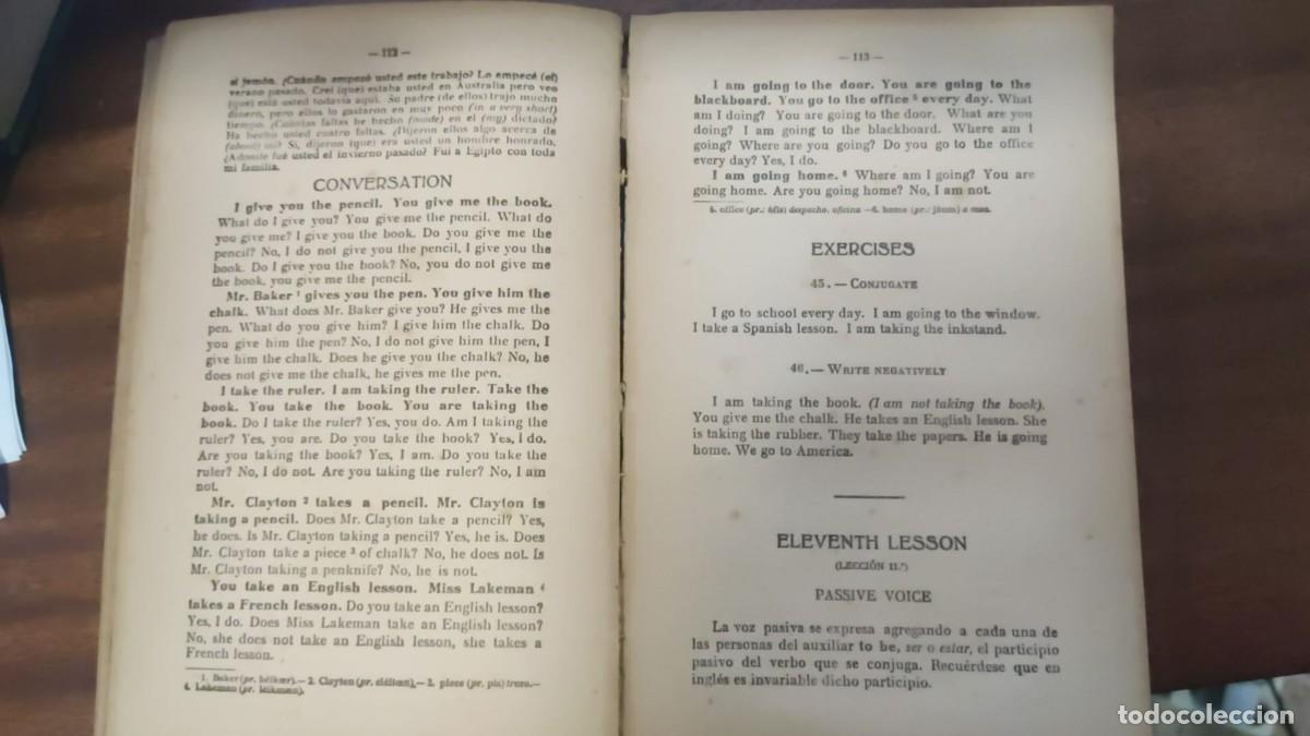 Libros de segunda mano: Metodo de ingles . Lewis Girau. 1939 - Foto 2