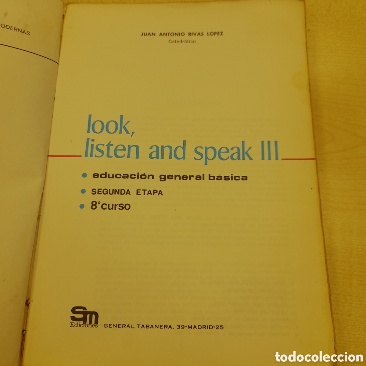 Libros de segunda mano: Look,listen and speak 3. 8 EGB - Foto 3