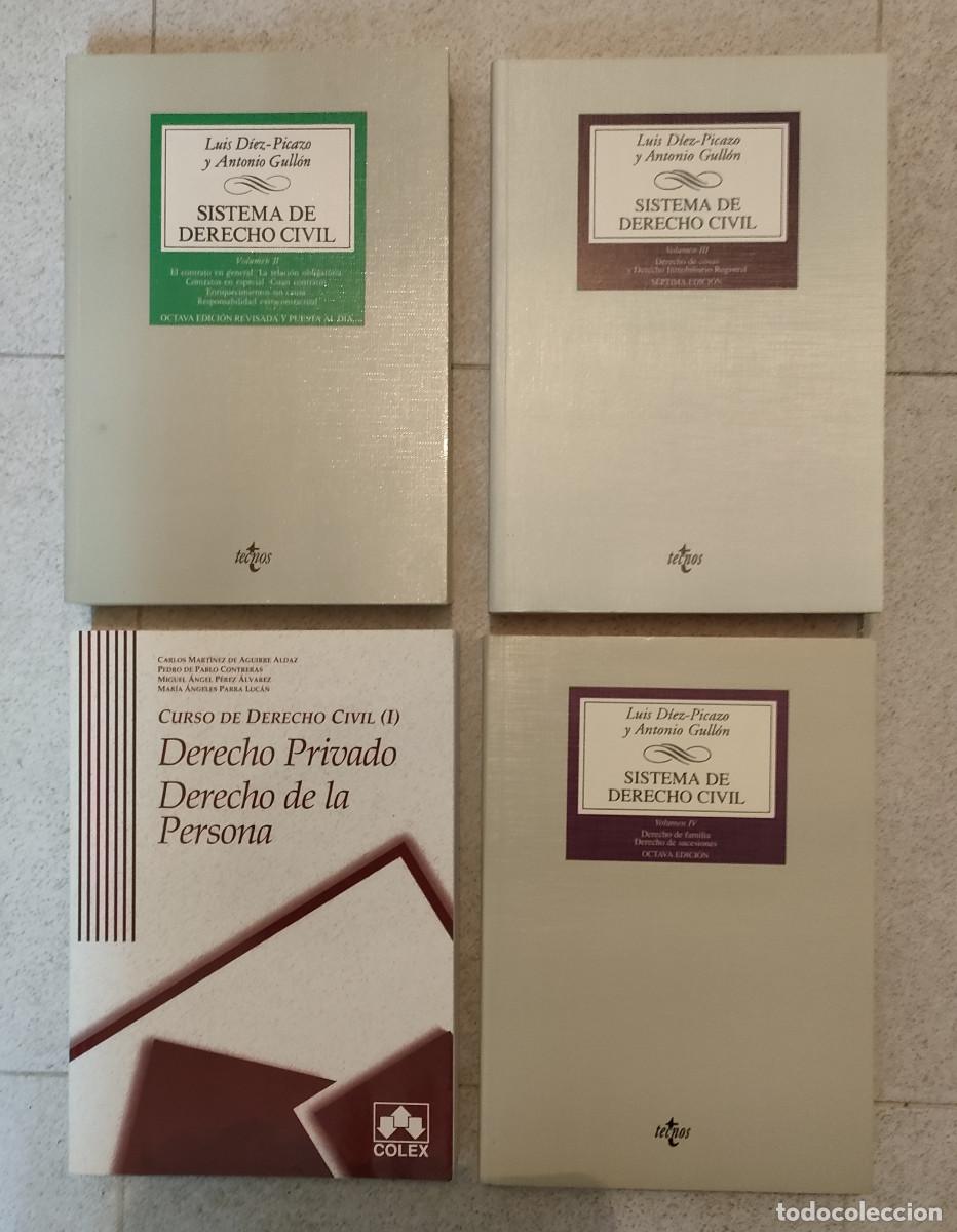 Libros de segunda mano: CURSO BASICO DERECHO CIVIL 4 TOMOS - Foto 1