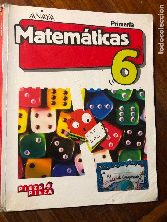 Libros de segunda mano: matematicas 6 primaria anaya - Foto 1