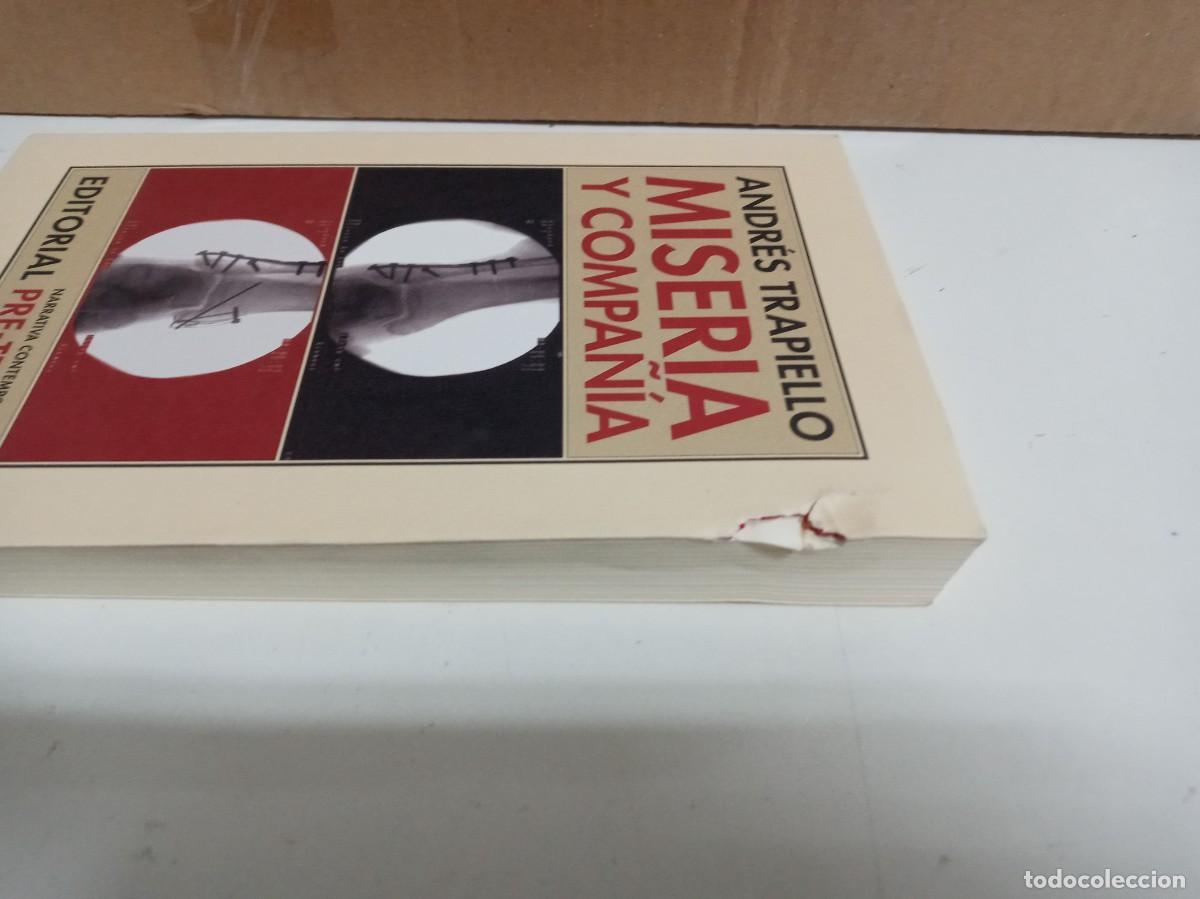 Libros de segunda mano: ANDR&Eacute;S TRAPIELLO - MISERIA Y COMPA&Ntilde;&Iacute;A - EDITORIAL PRE-TEXTOS - Foto 2