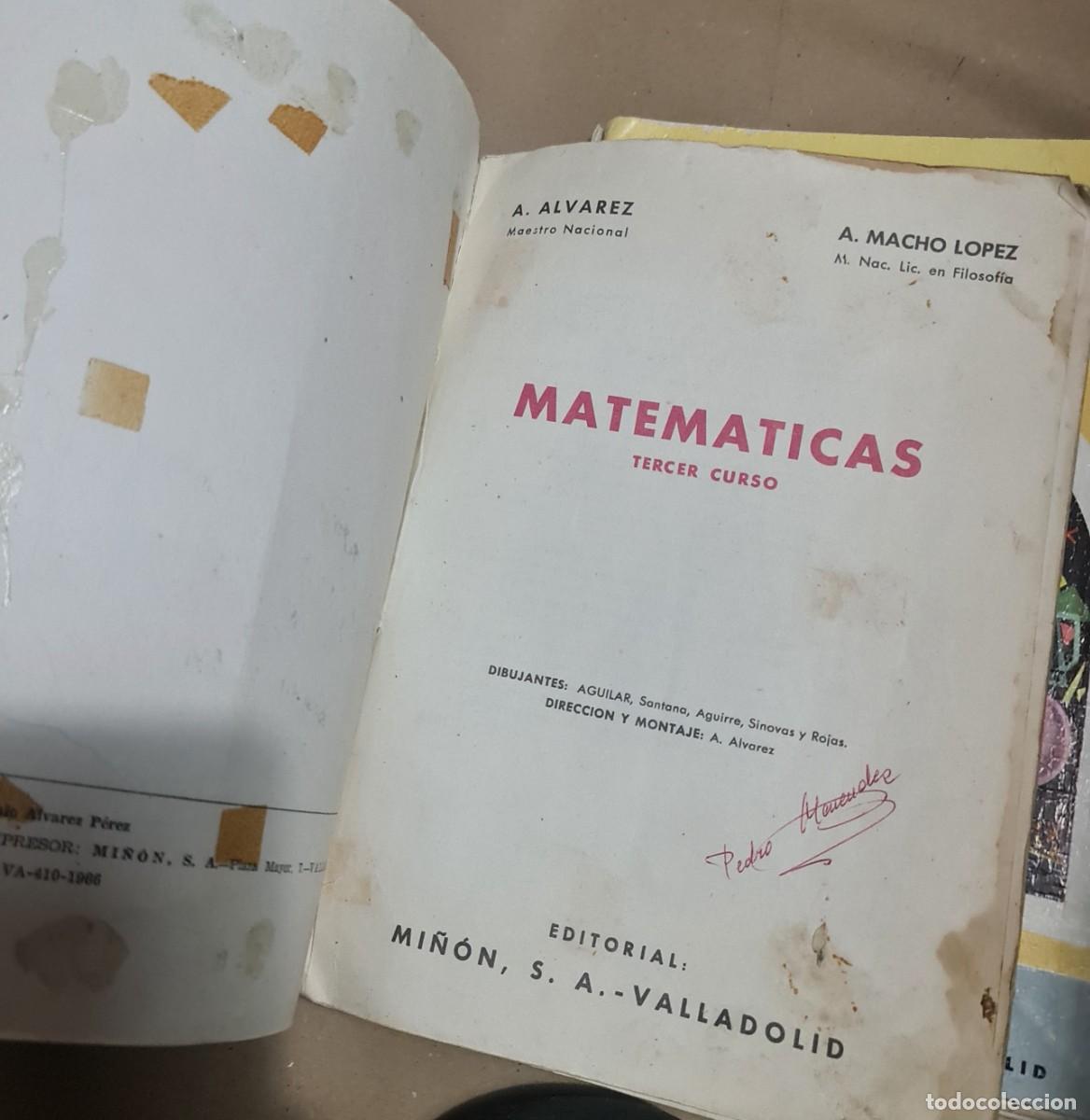 Libros de segunda mano: Matem&aacute;ticas. 3 y 5 curso. &Aacute;lvarez - Foto 4