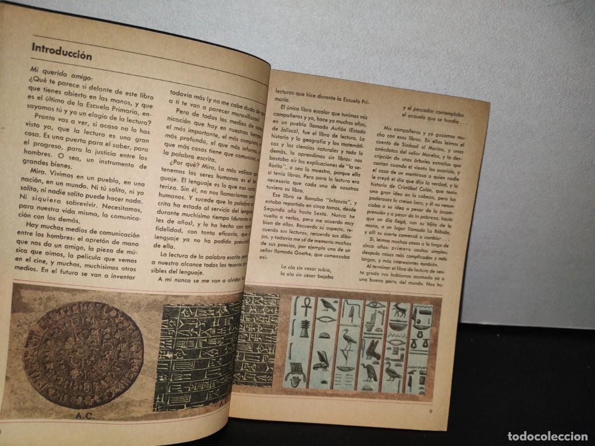 Libros de segunda mano: 89- LIBRO DE PRIMARIA. SEP - ESPA&Ntilde;OL, SEXTO GRADO DE LECTURAS - 1972 - Foto 7