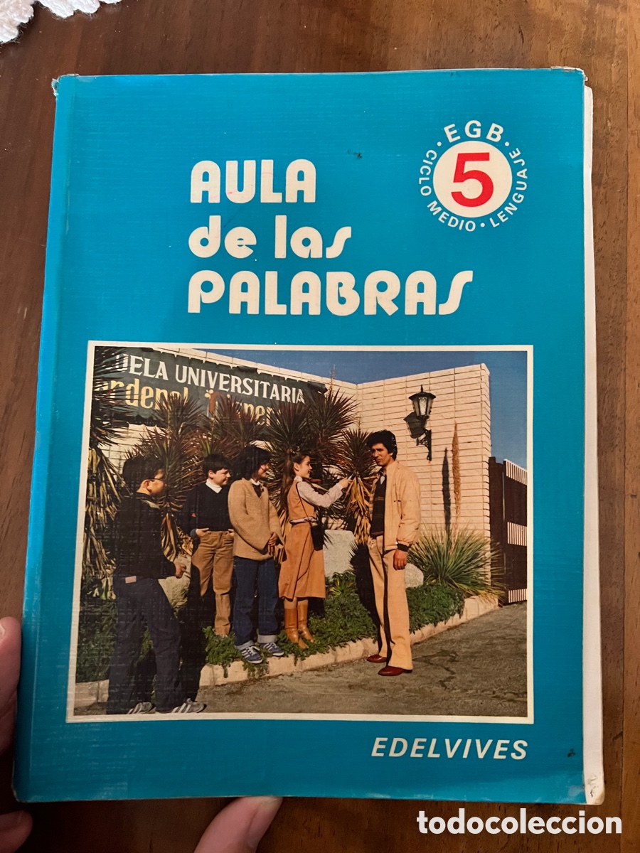 Libros de segunda mano: Lenguaje 5 EGB. Aula de las palabras. Edelvives. 1982 - Foto 1