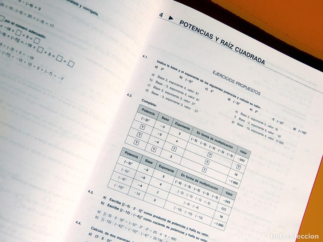 Libros de segunda mano: MATEM&Aacute;TICAS - SOLUCIONARIO - N&Uacute;MEROS - I SECUNDARIA - EDICIONES SM - - Foto 7
