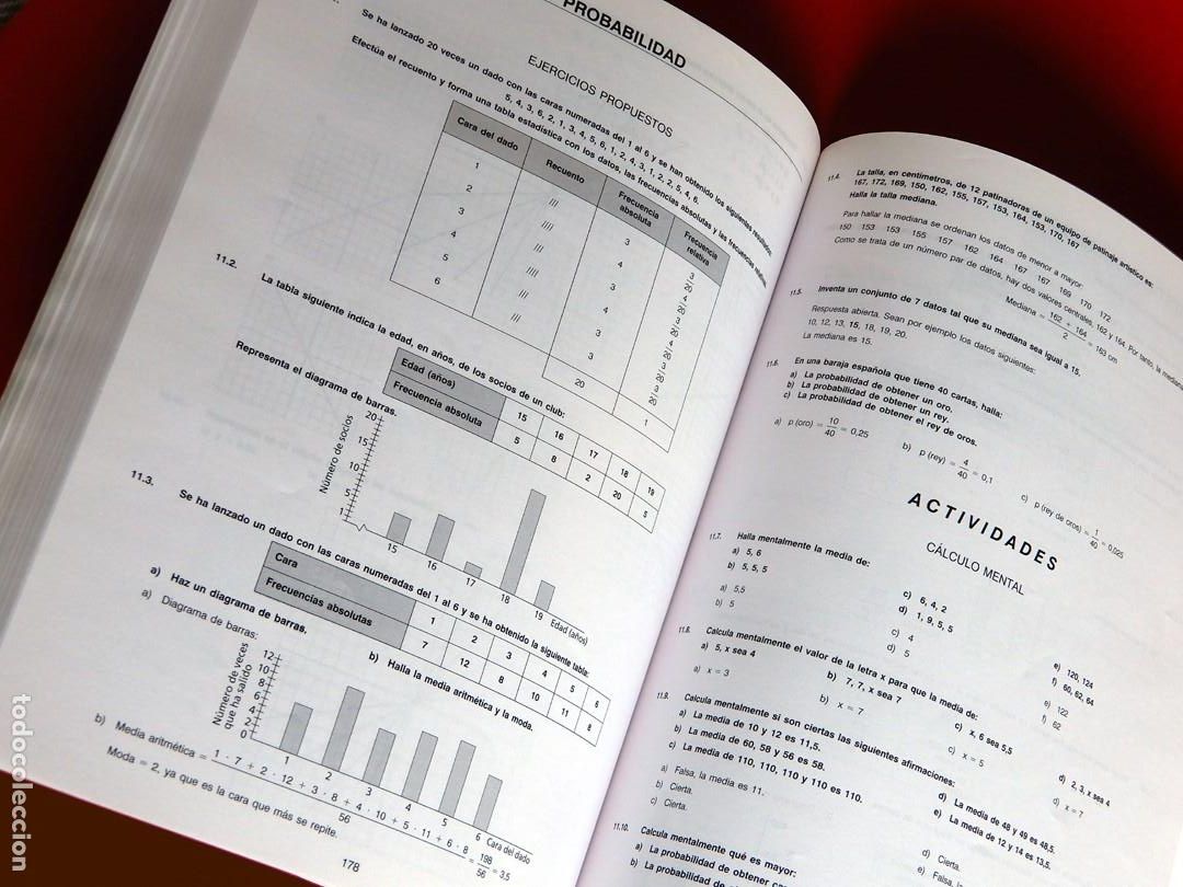 Libros de segunda mano: MATEM&Aacute;TICAS - SOLUCIONARIO - N&Uacute;MEROS - I SECUNDARIA - EDICIONES SM - - Foto 10