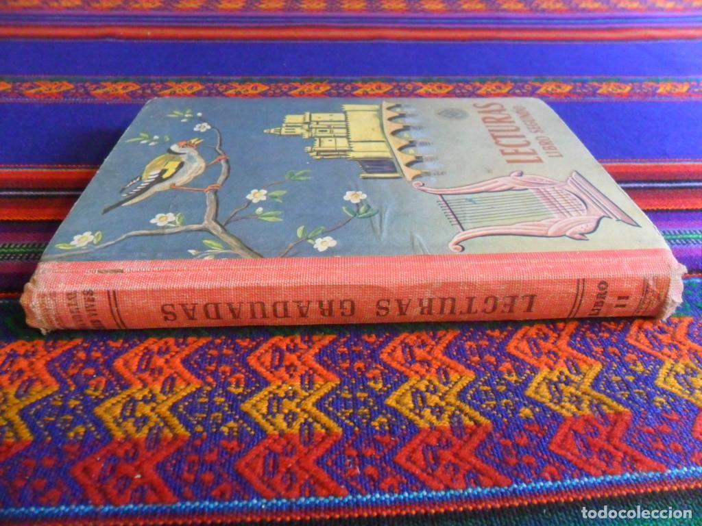 Libros de segunda mano: LECTURAS GRADUADAS LIBRO SEGUNDO. EDELVIVES 1956. DIF&Iacute;CIL. - Foto 2