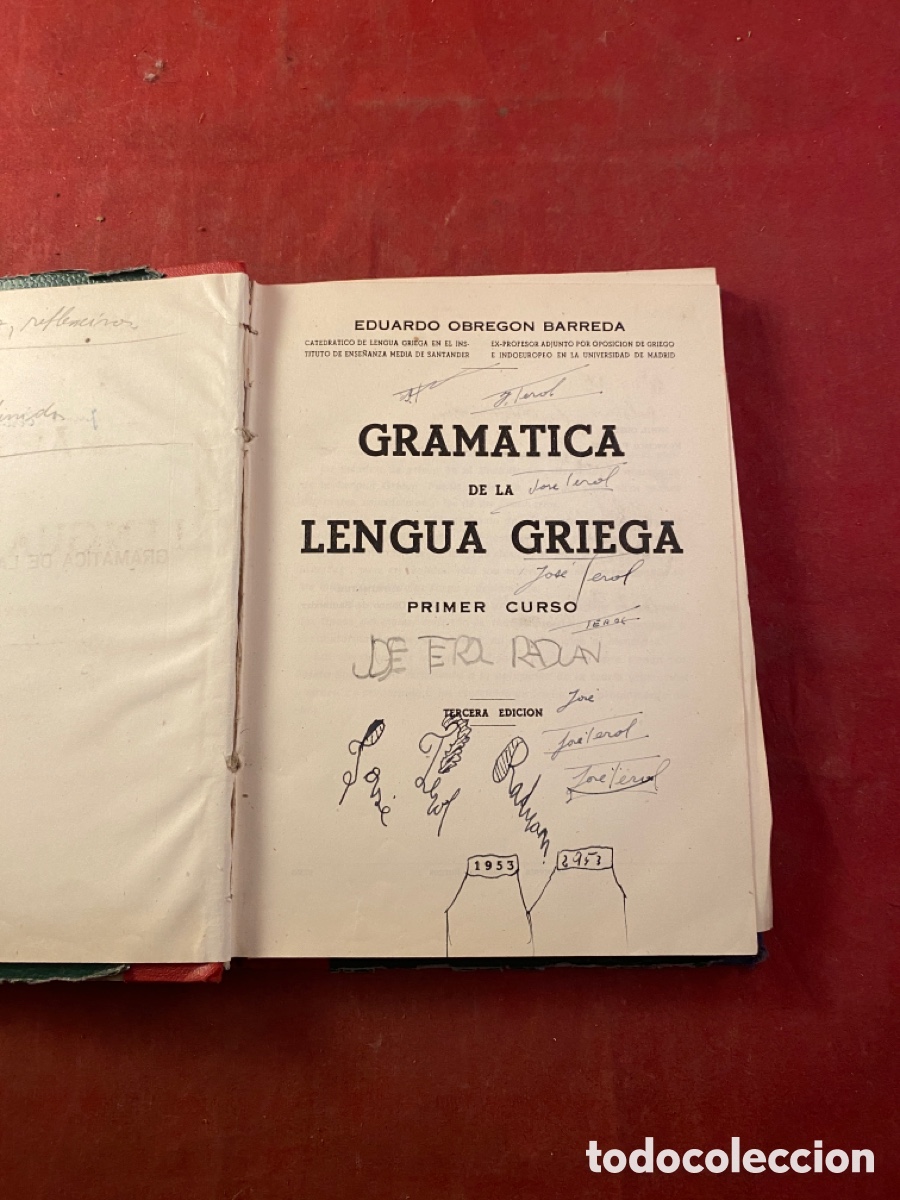 Libros de segunda mano: GRAM&Aacute;TICA DE LA LENGUA GRIEGA - Foto 1