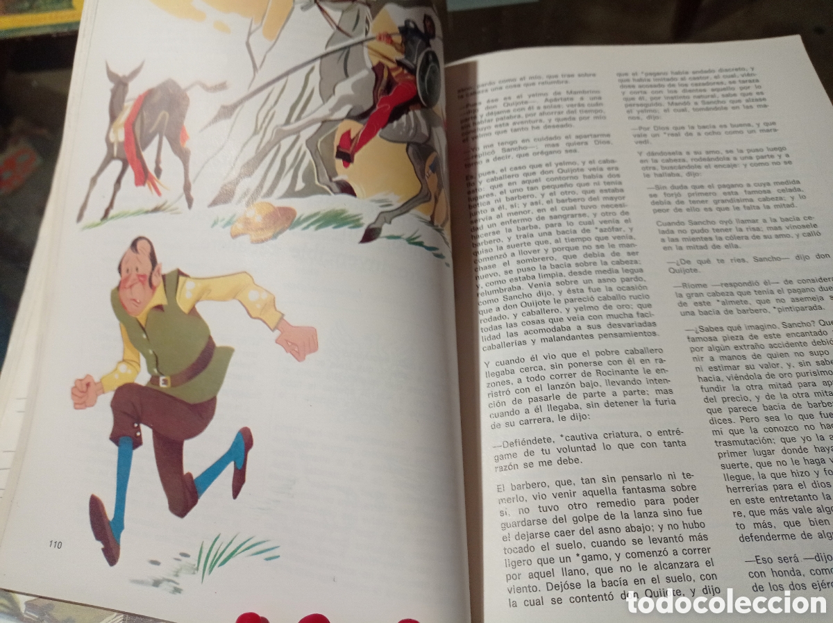 Libros de segunda mano: EL QUIJOTE,ANTIGUO LIBRO DE TEXTO,EDELVIVES,1973 - Foto 2