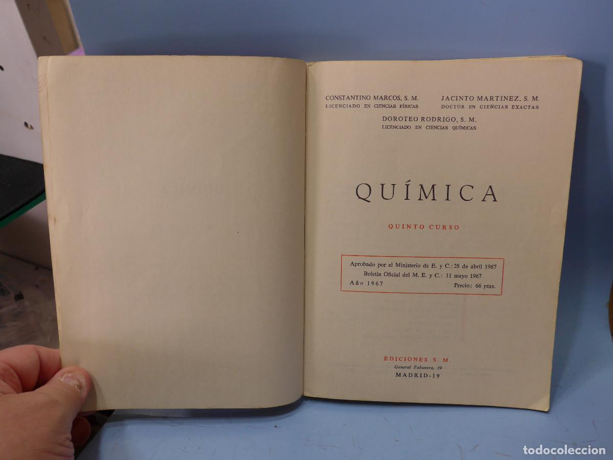 Libros de segunda mano: QUIMICA 5&ordm; EDICIONES S. M. - Foto 13