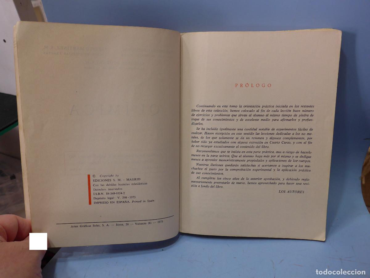 Libros de segunda mano: QUIMICA 5&ordm; EDICIONES S. M. - Foto 14