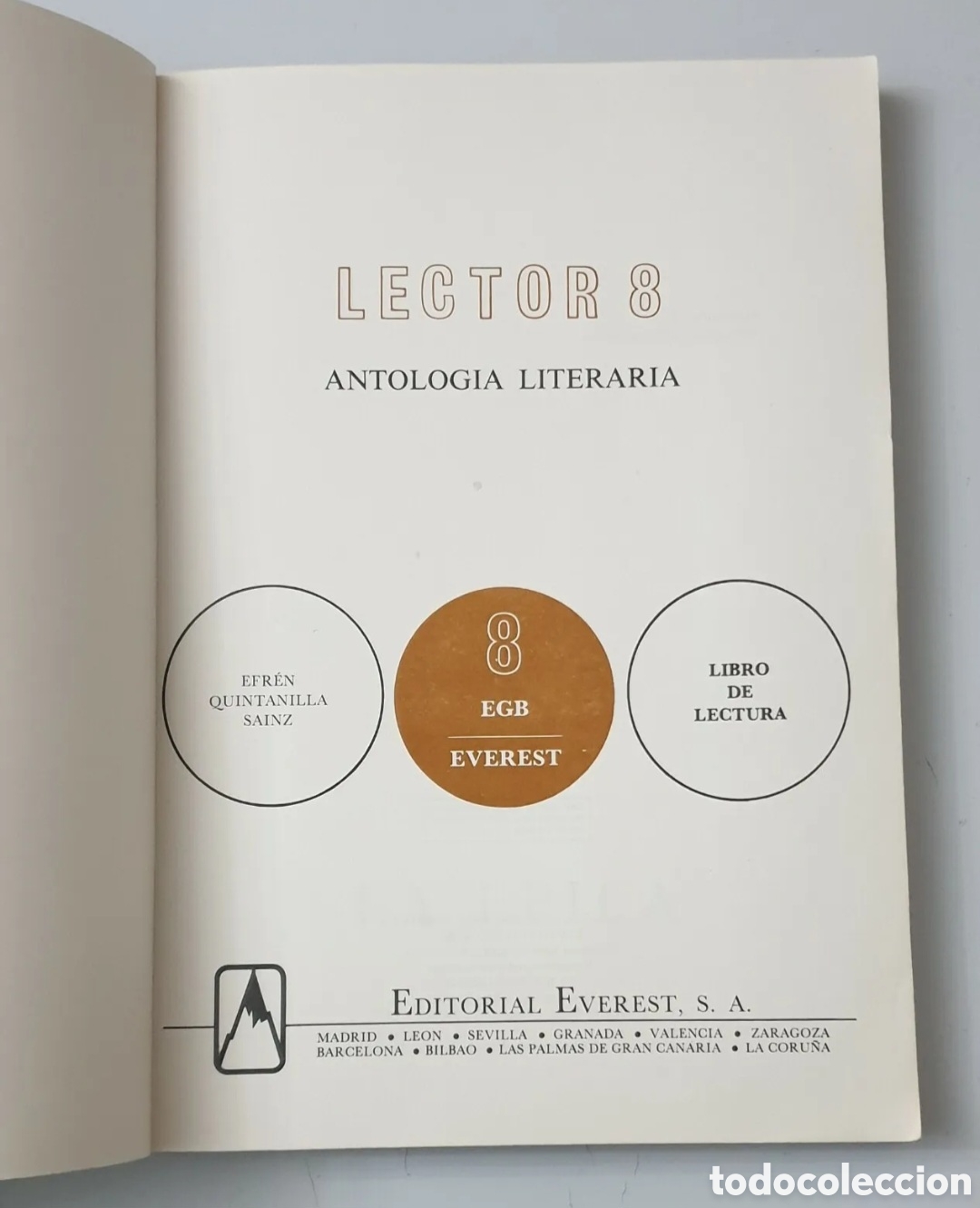 Libros de segunda mano: LIBRO LECTOR 8&deg; EGB (Espa&ntilde;a - Editorial Everest, 1977) COMO NUEVO - Foto 5