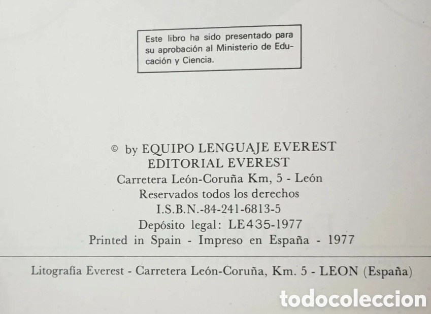 Libros de segunda mano: LIBRO LECTOR 8&deg; EGB (Espa&ntilde;a - Editorial Everest, 1977) COMO NUEVO - Foto 6