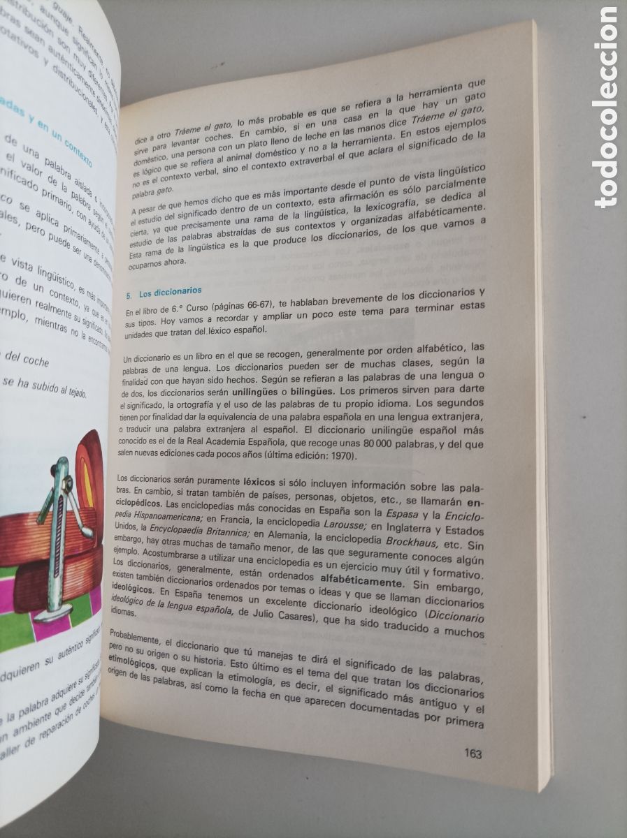 Libros de segunda mano: Mi lenguaje. Consulta. 7&ordm; EGB. Edelvives - Foto 5