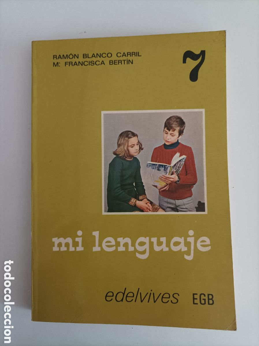Libros de segunda mano: Mi lenguaje. Consulta. 7&ordm; EGB. Edelvives - Foto 1
