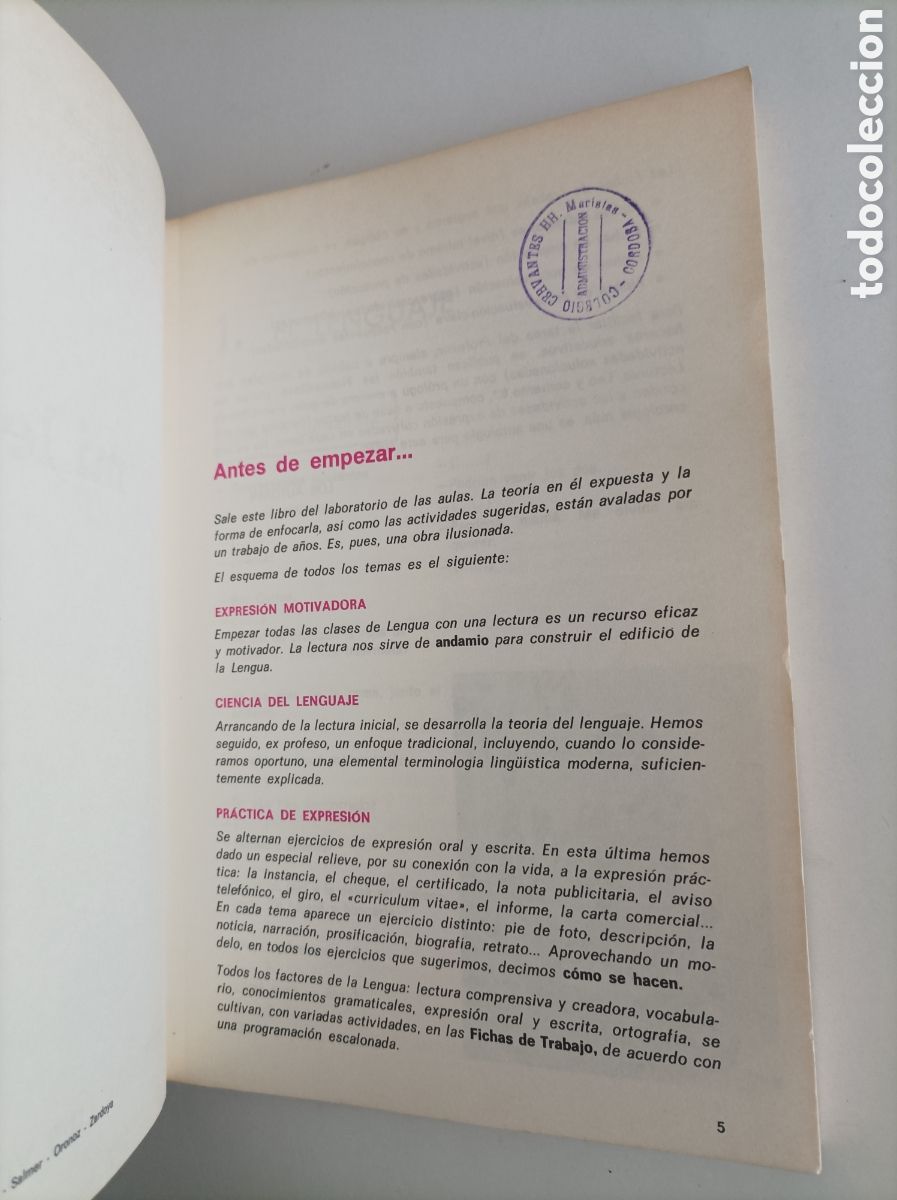Libros de segunda mano: Mi lenguaje. Consulta. 6&ordm; EGB. Edelvives. - Foto 6