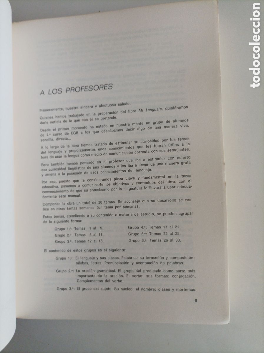 Libros de segunda mano: Mi lenguaje. Clave. 4&ordm;, 5&ordm; y 6&ordm; EGB. Edelvives - Foto 6