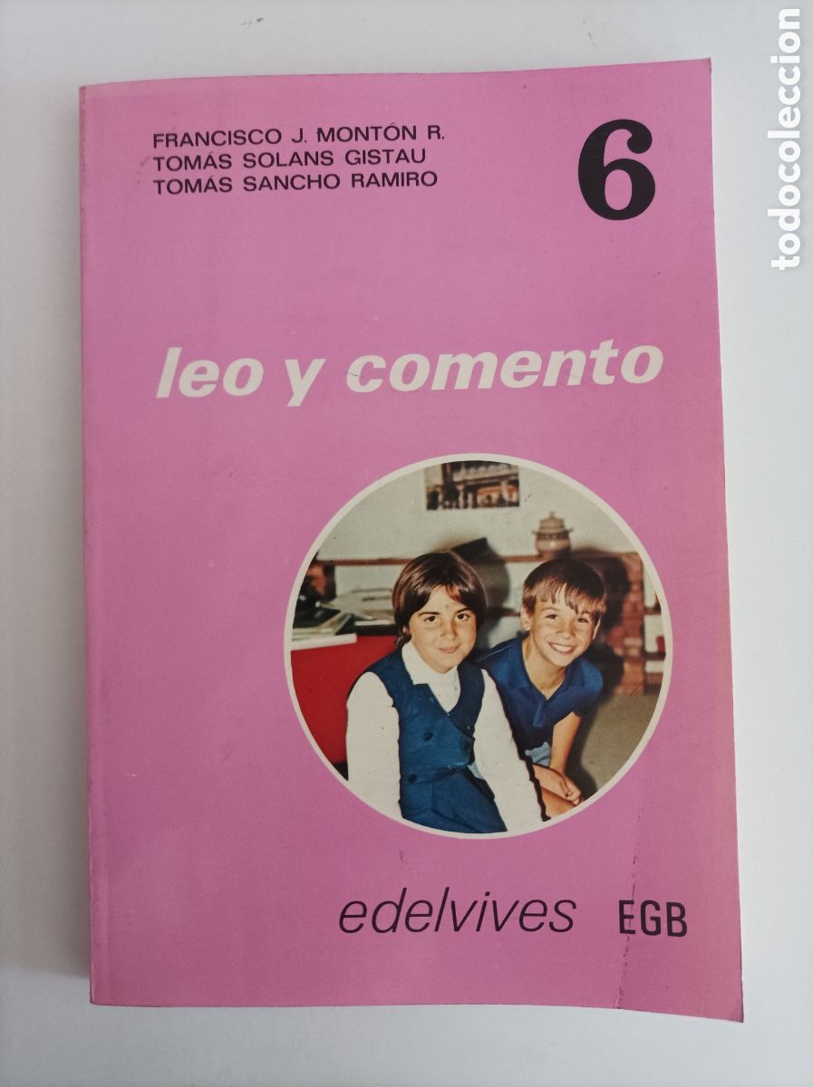 Libros de segunda mano: Leo y comento. Lecturas. 6&ordm; EGB. Edelvives - Foto 1