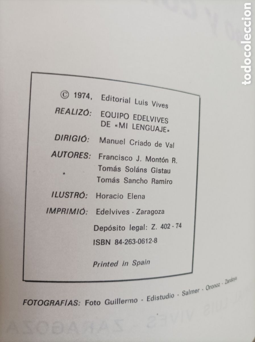 Libros de segunda mano: Leo y comento. Lecturas. 6&ordm; EGB. Edelvives - Foto 2