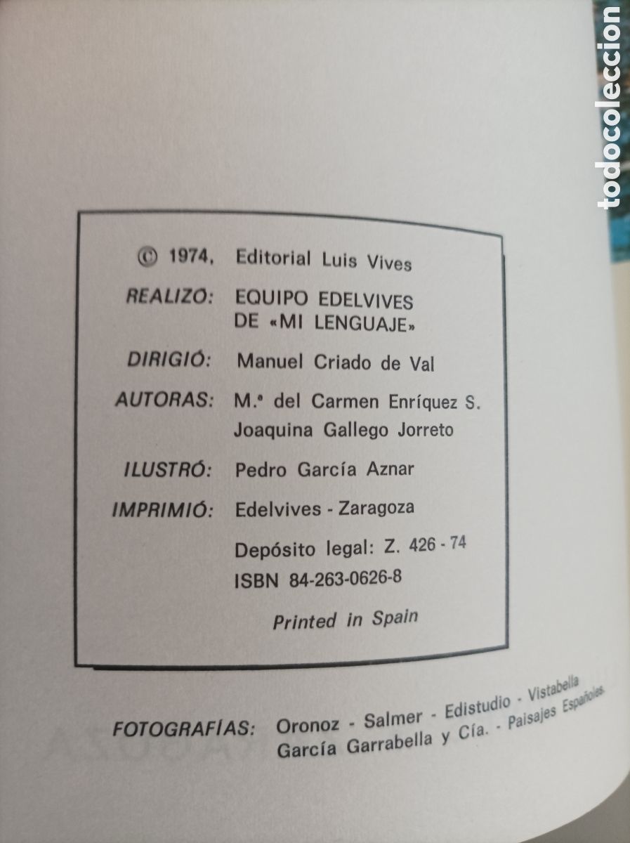 Libros de segunda mano: Leo y comento. Lecturas. 5&ordm; EGB. Edelvives. - Foto 3